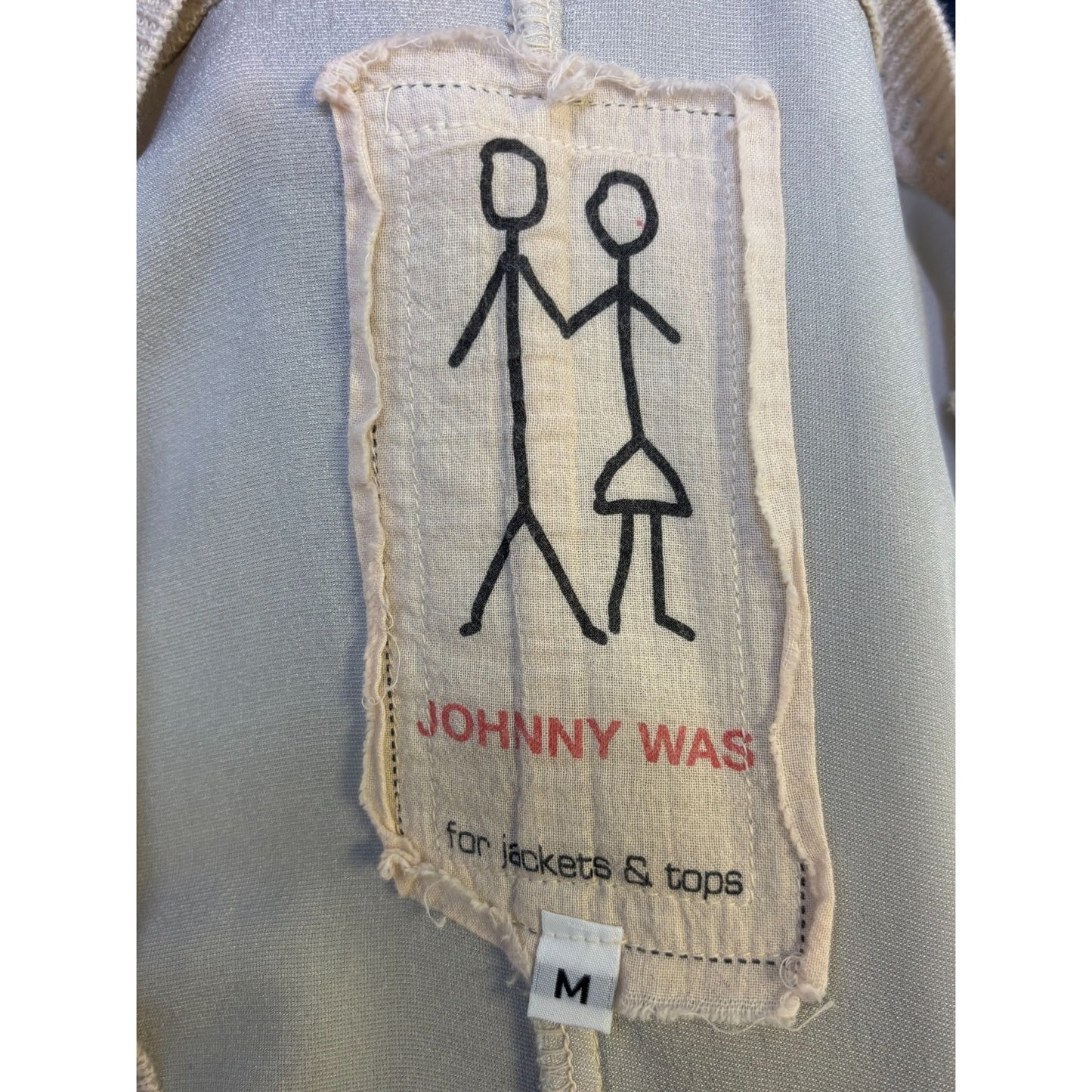 Johnny Was Velvet Blouse Sand Color M
