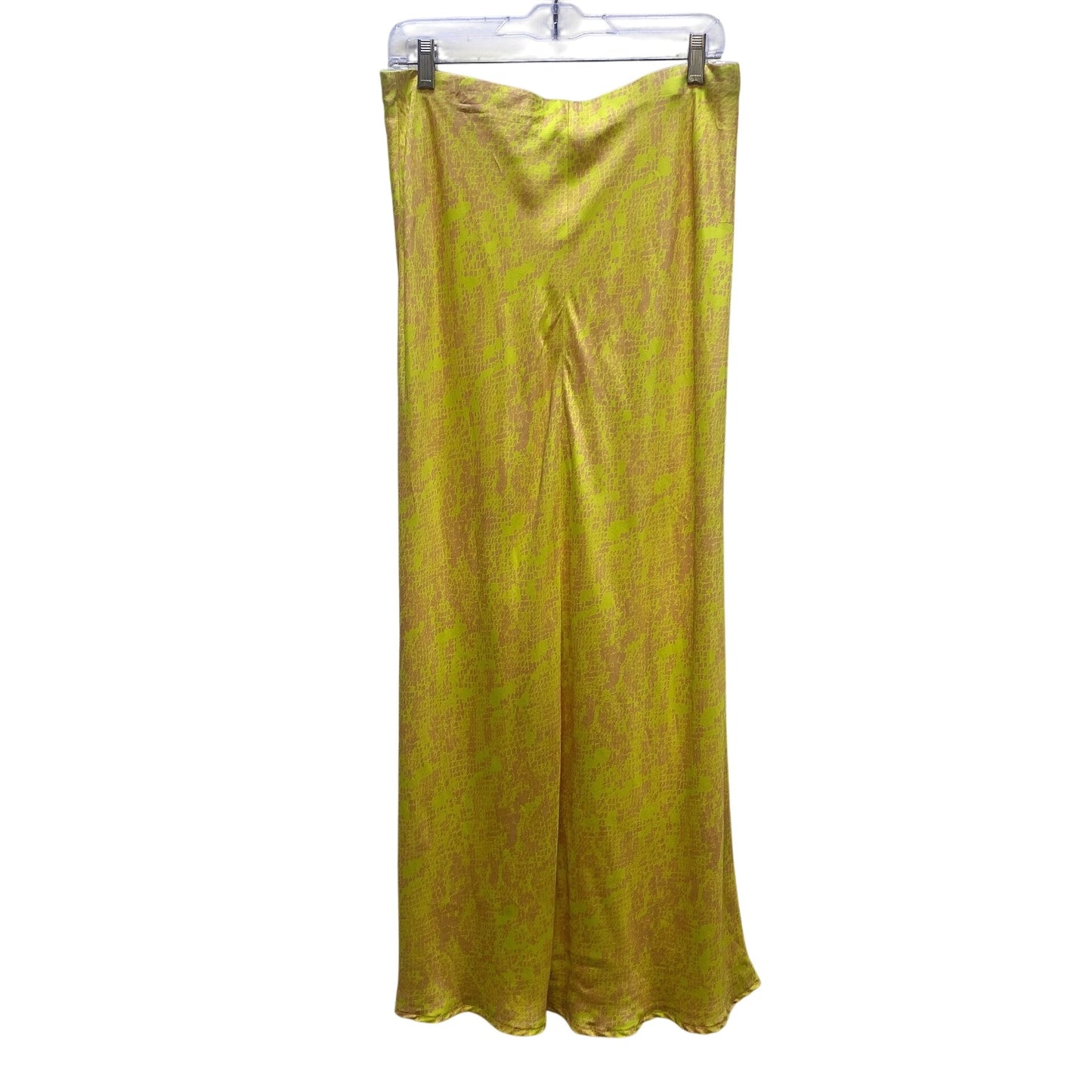 L'Agence Yellow & Pink Printed Maxi Skirt Size L