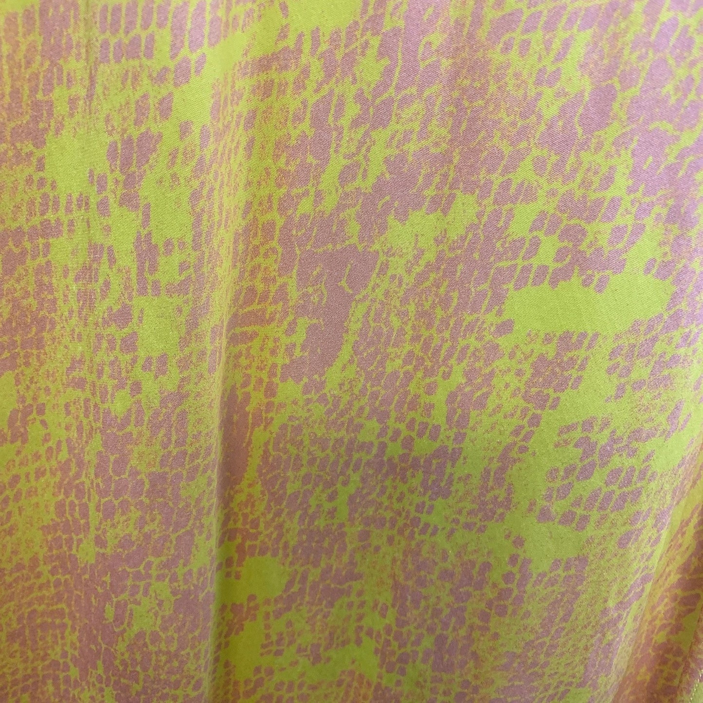 L'Agence Yellow & Pink Printed Maxi Skirt Size L