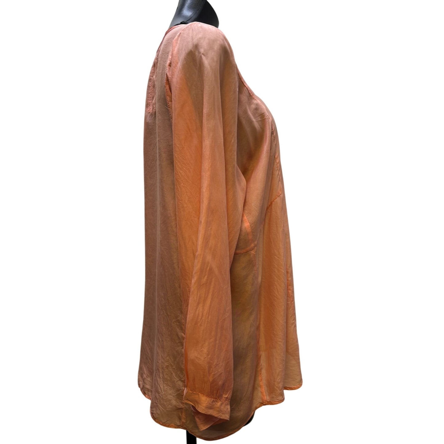 Pete & Greta Silk Blouse Peach S