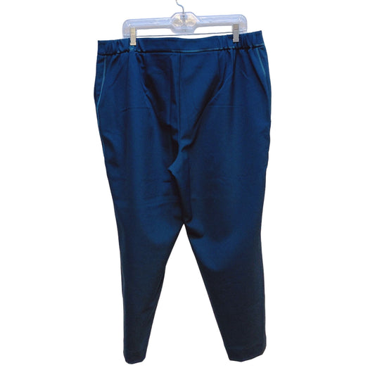 NWT Lafayette 148 New York Black Manhattan Trousers Size18