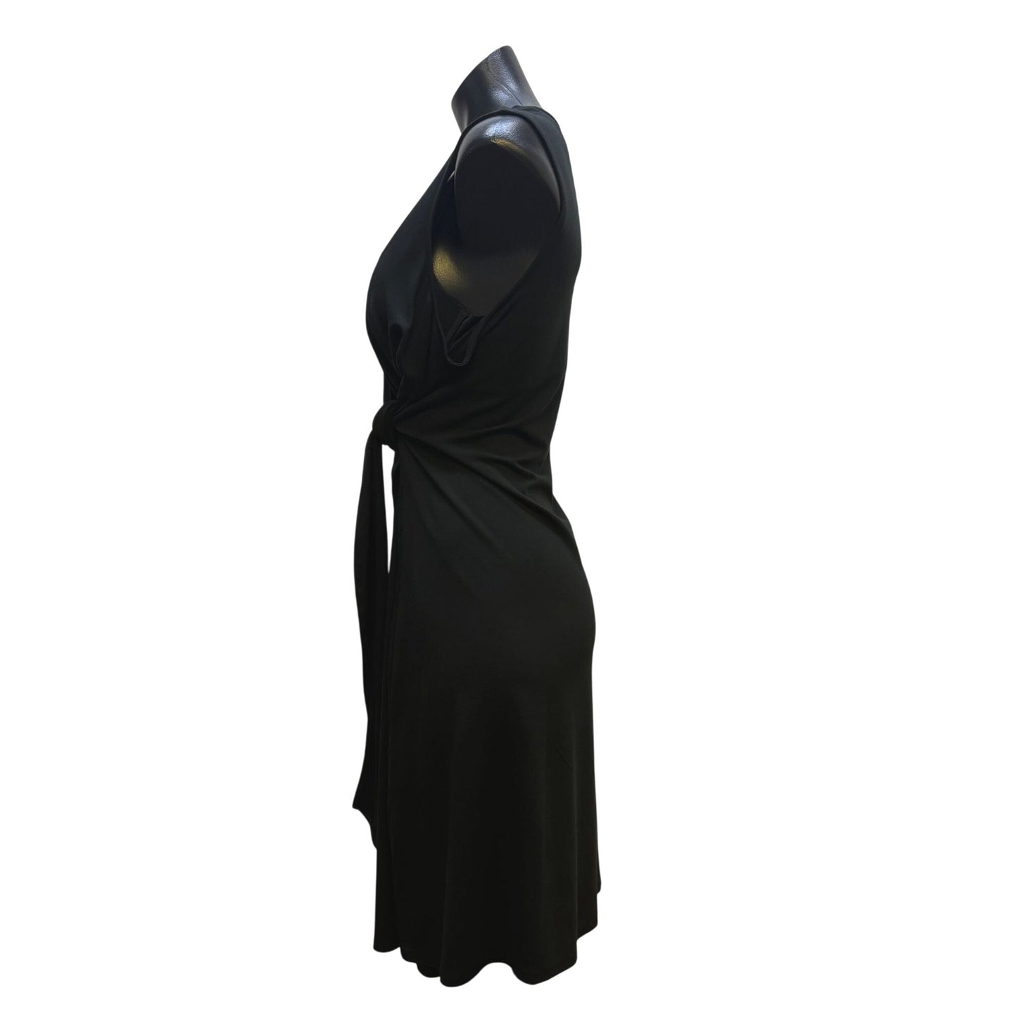 J.Jill Wearever Collection Black Sleeveless Tie-Front Dress XL Petite