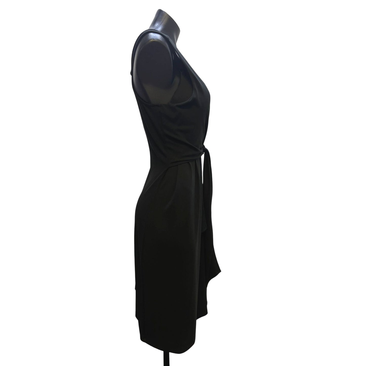 J.Jill Wearever Collection Black Sleeveless Tie-Front Dress XL Petite