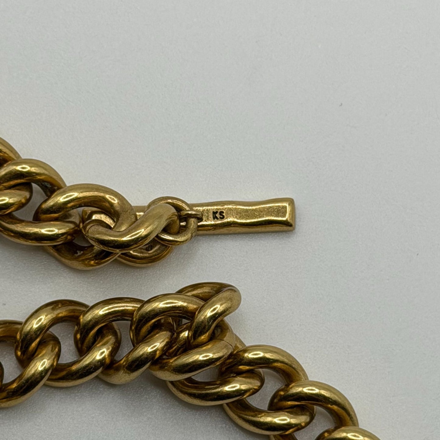 Kendra Scott Whitley Chain Necklace Gold-Tone With Pavé Toggle Closure