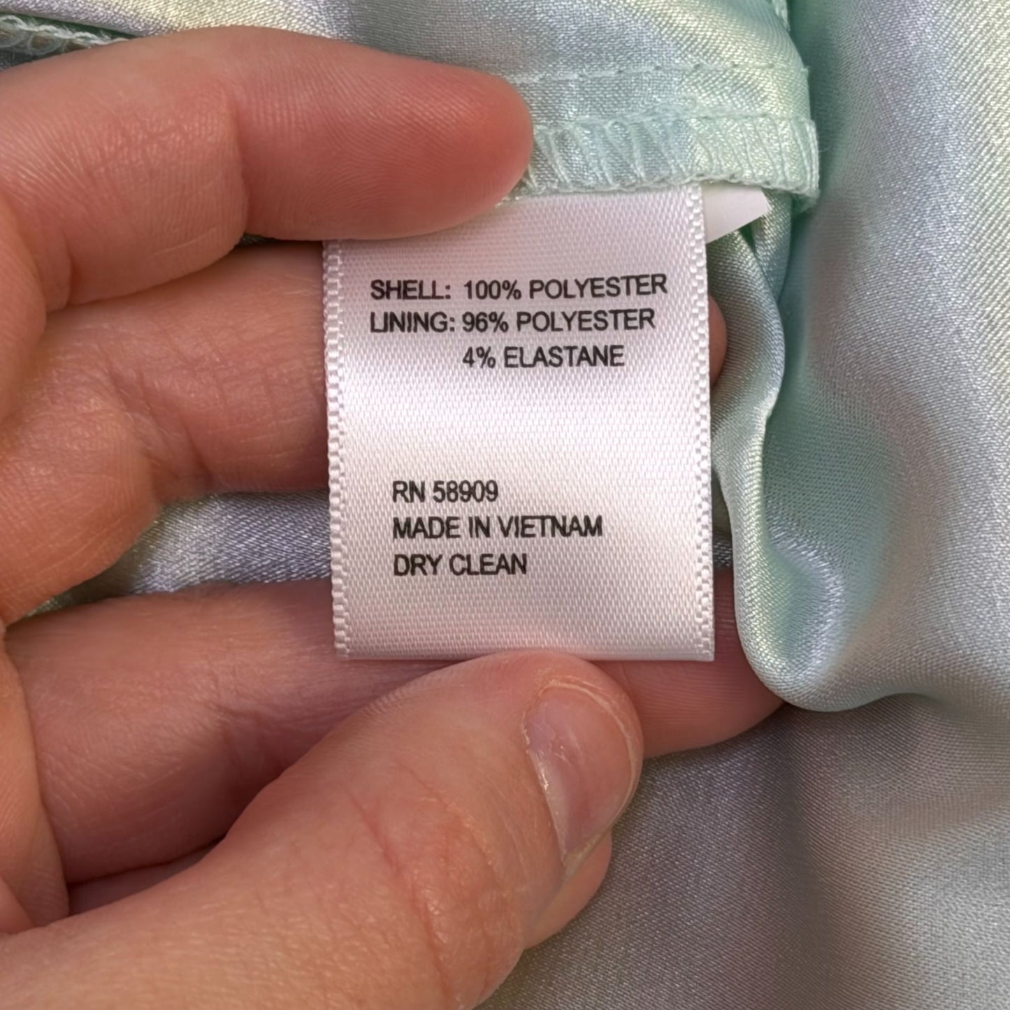 NWT Alex Marie Floral Long-Sleeve Belted Dress Mint Pink 16W