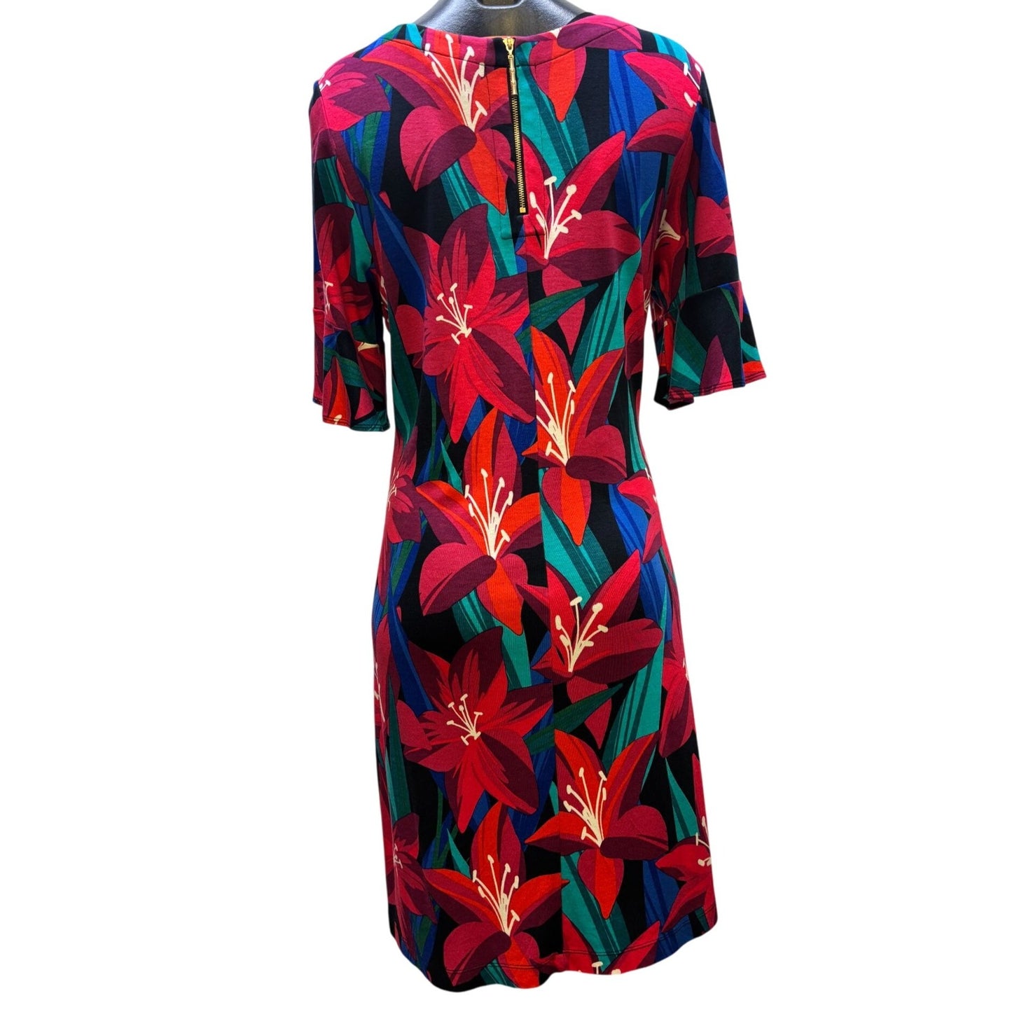 2p Tommy Bahama Floral Print Dress Matching Cover-Up Red Multicolor M