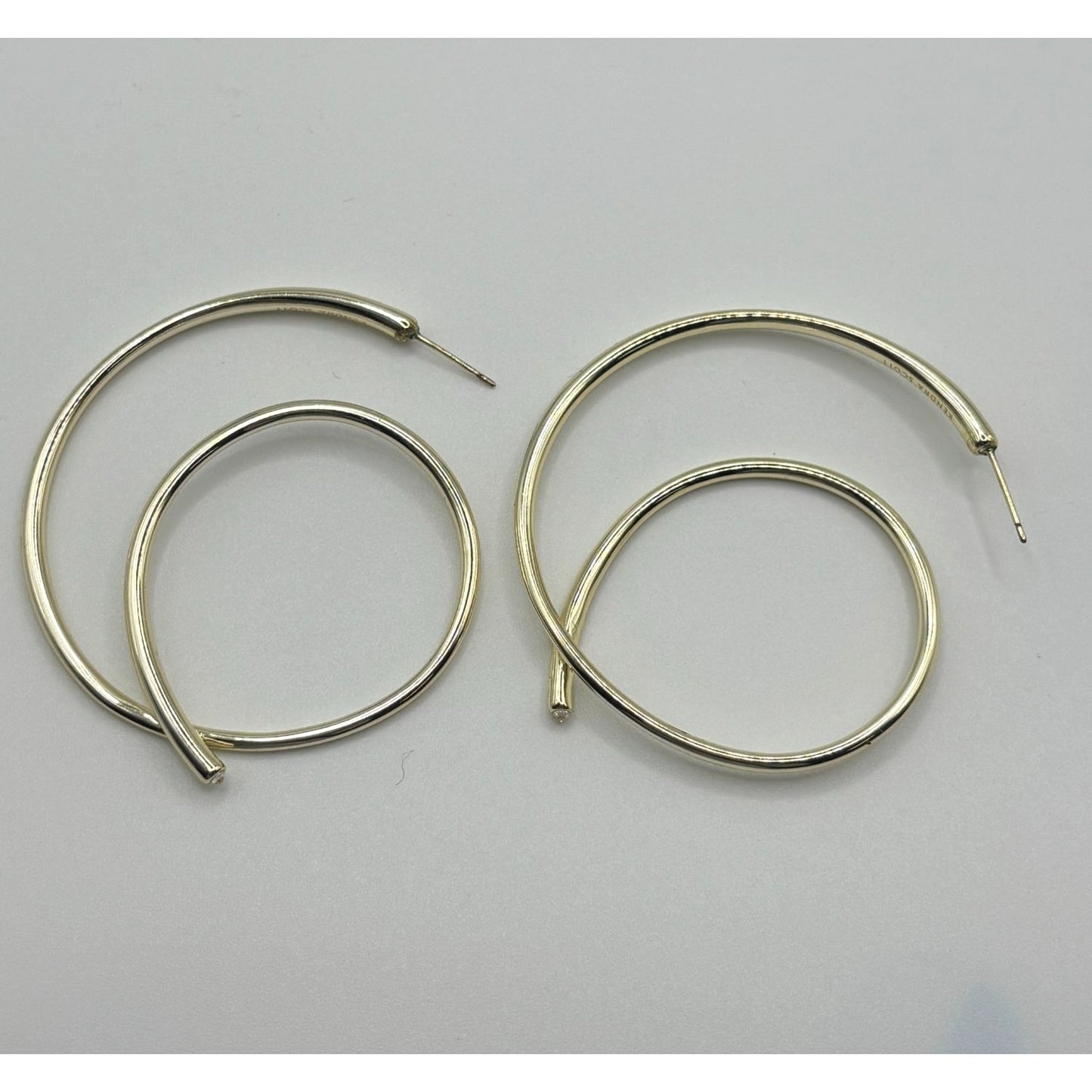 Kendra Scott Gold-Tone Moop Hoop Earrings