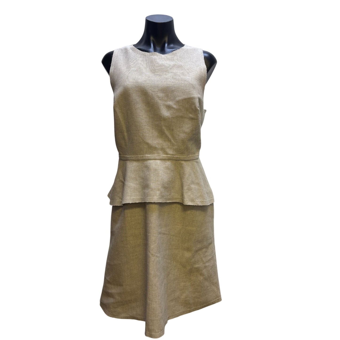 Banana Republic Beige Linen Dress 12/L