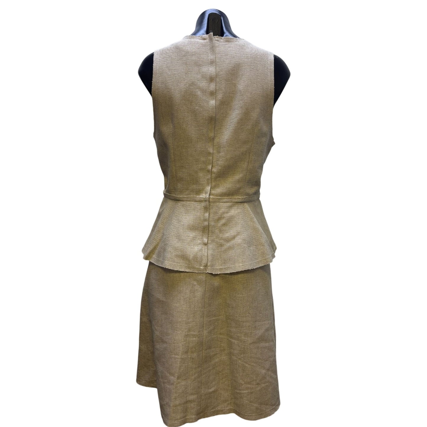 Banana Republic Beige Linen Dress 12/L
