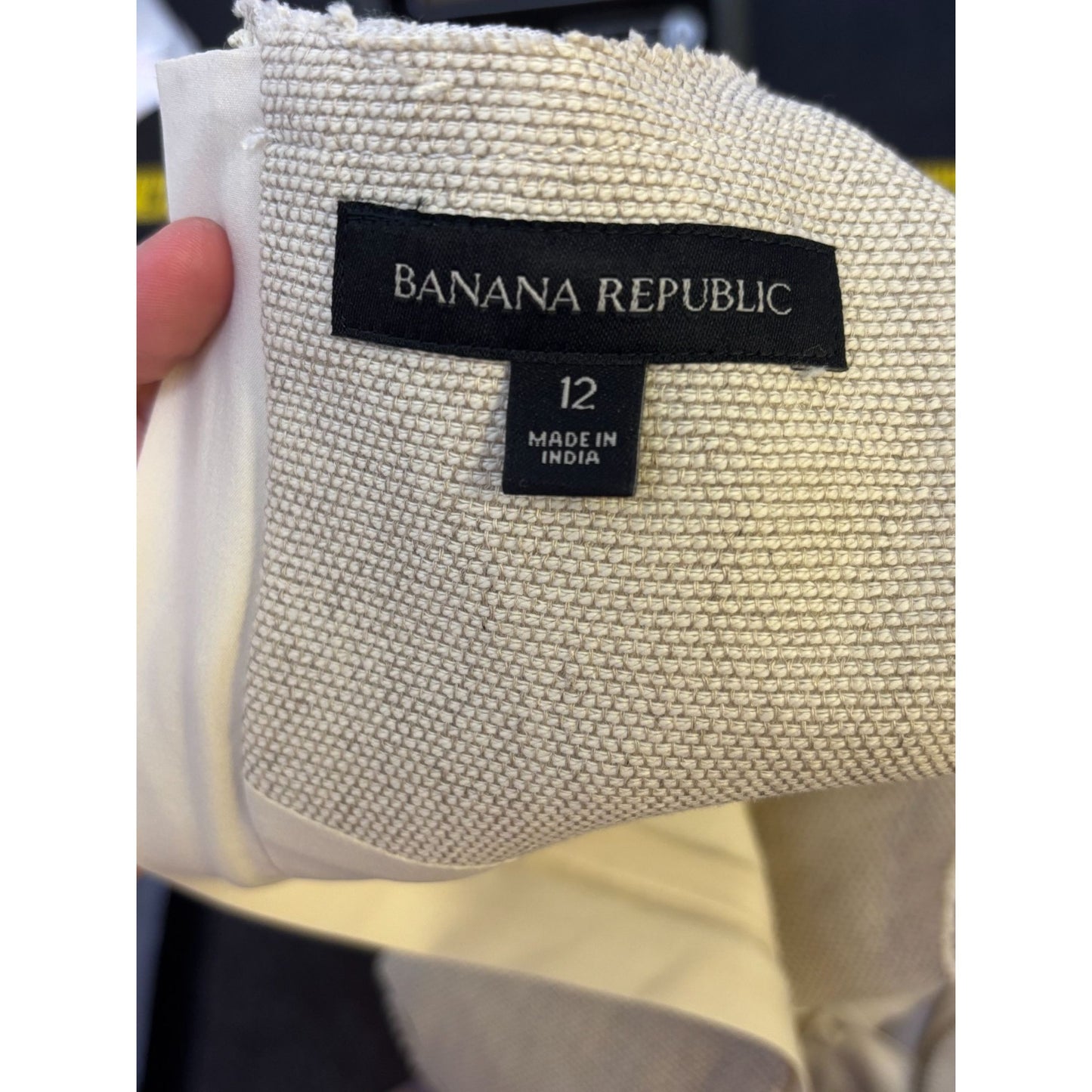 Banana Republic Beige Linen Dress 12/L