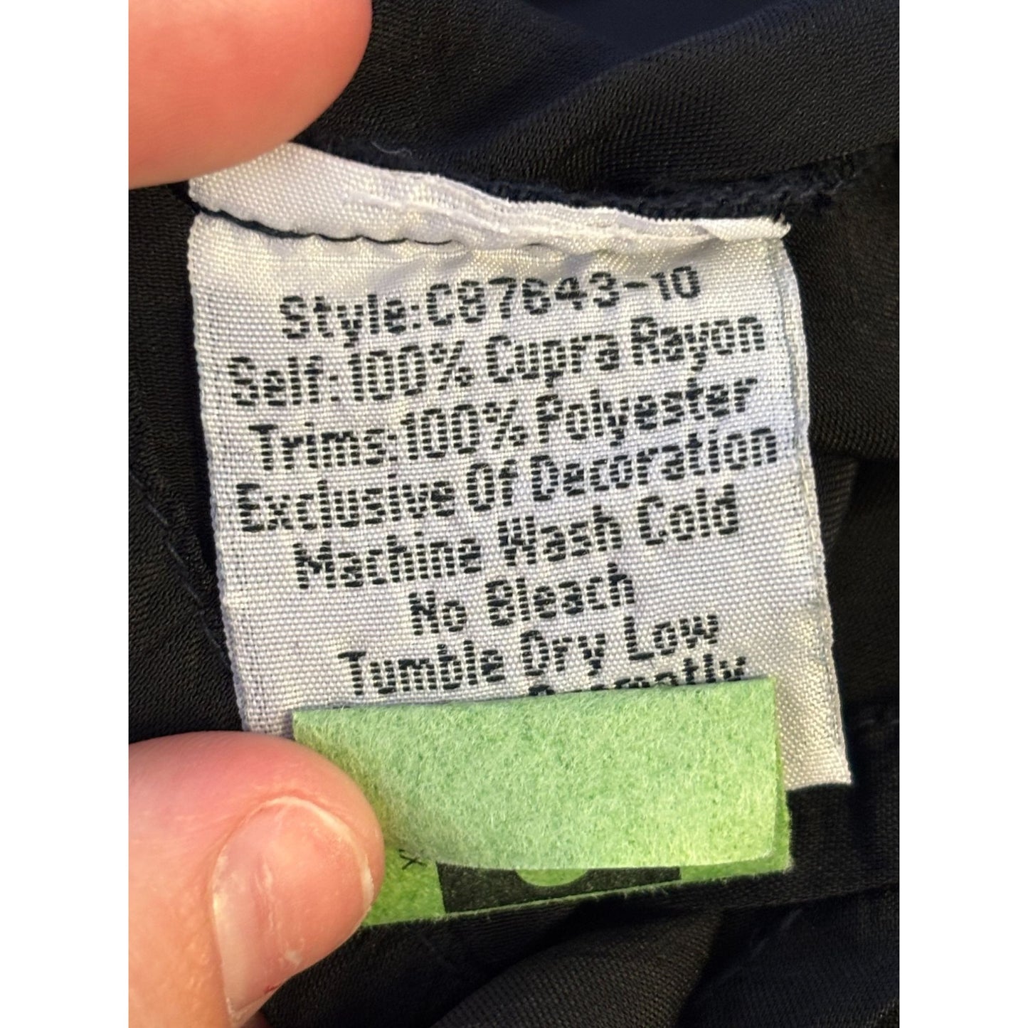 Johnny Was Black Silk Embroidered Blouse With Floral Details M