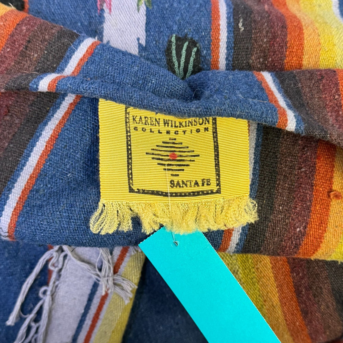 Karen Wilkinson Santa Fe Striped Duster Multicolor Cardigan M