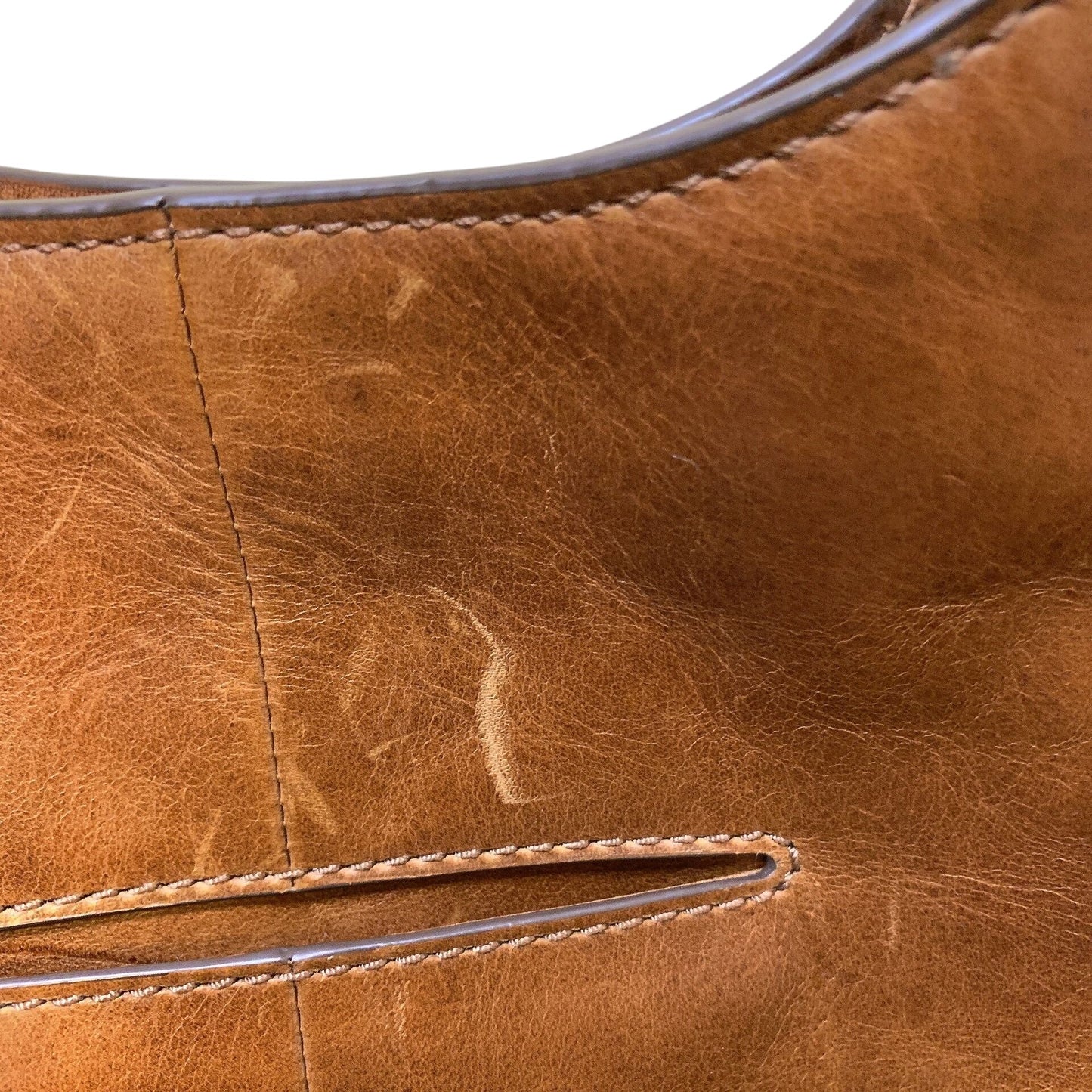 Frye Melissa Style Cognac Leather Shoulder Bag