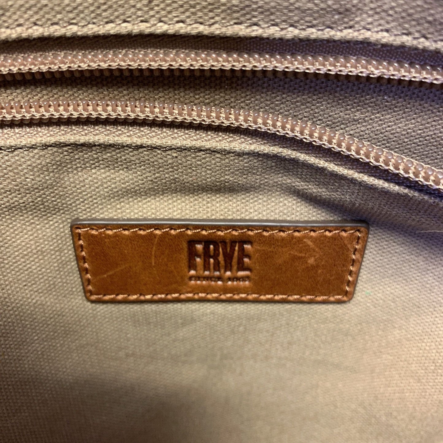 Frye Melissa Style Cognac Leather Shoulder Bag