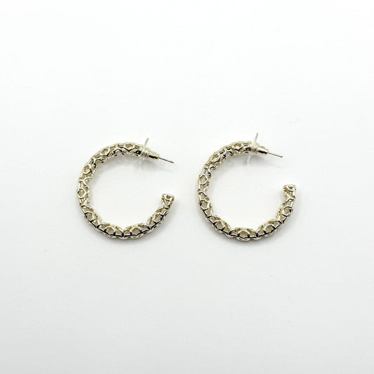 Kendra Scott Gold-Tone Textured Hoop Earrings