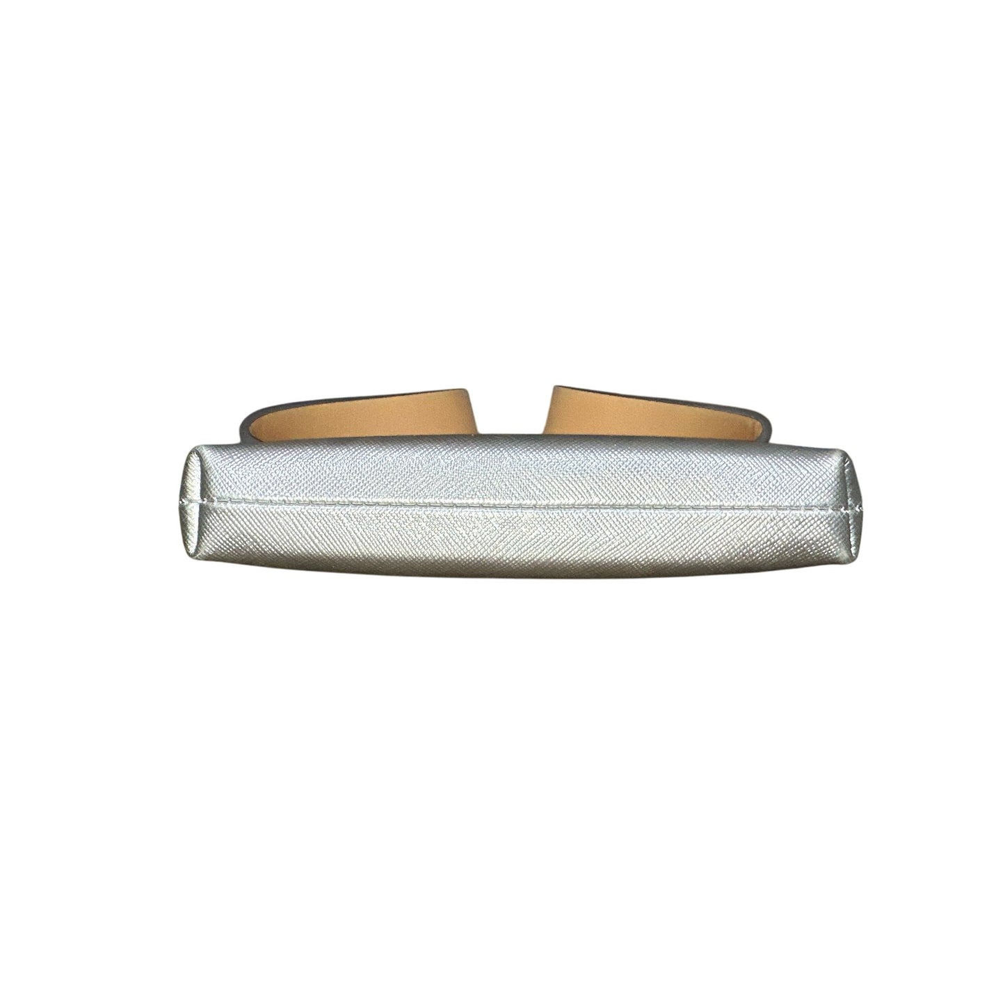 NWT Kate Spade New York Metallic Silver Belt Bag w/Adjustable Strap