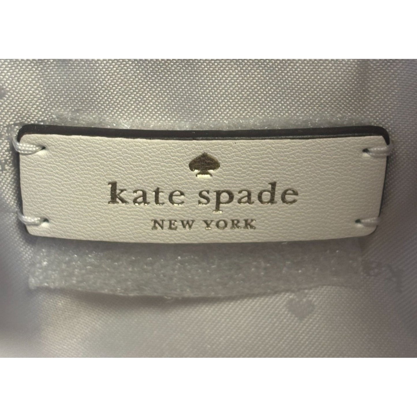Kate Spade Rattan Handle White Leather Handbag