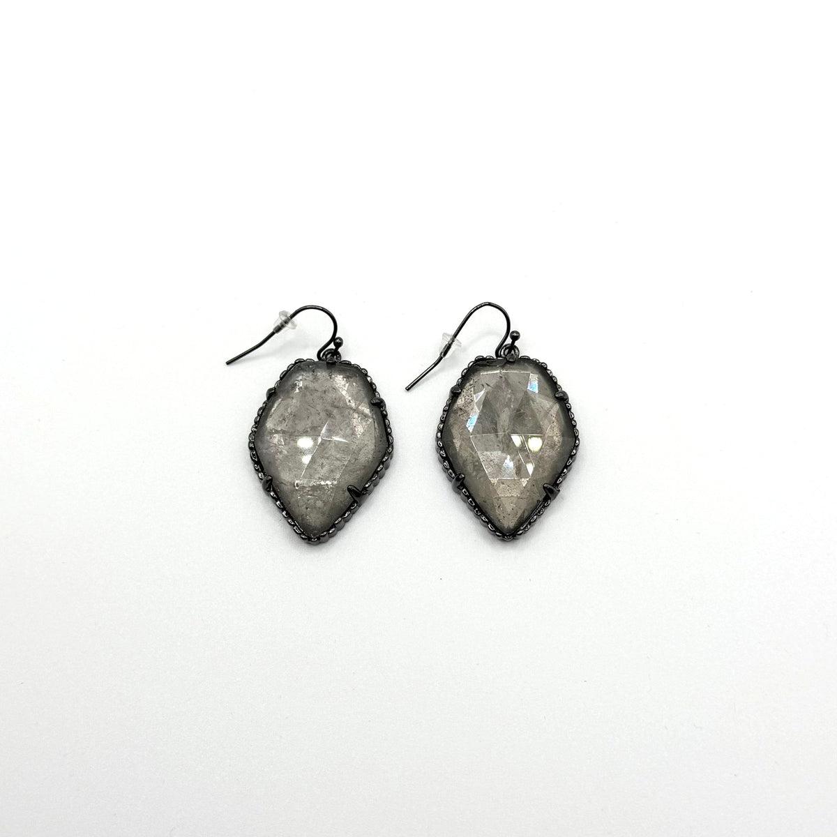 Kendra Scott Gray Labradorite Drop Earrings