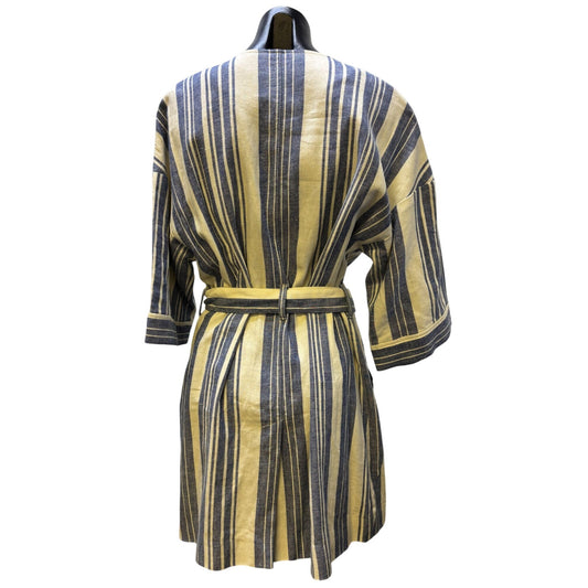 Elevenses Anthropologie NWT Striped Blue & White Jacket XS