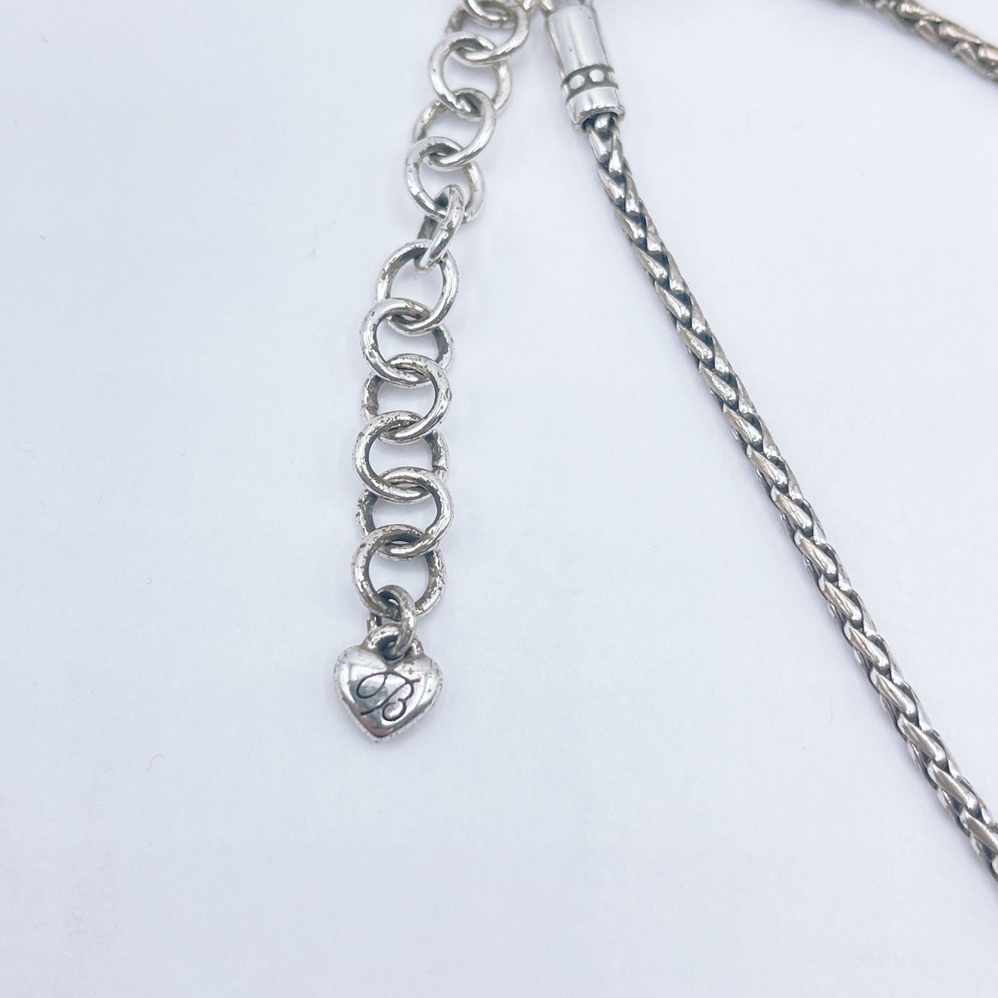 Brighton Eve’s Delight Heart Rhinestones Pendant Necklace 16 -18"
