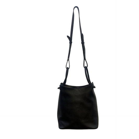Elleme Paris Black Vosages Leather Handbag