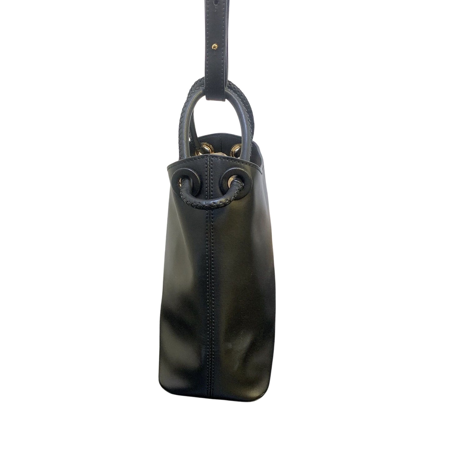 Elleme Paris Black Vosages Leather Handbag