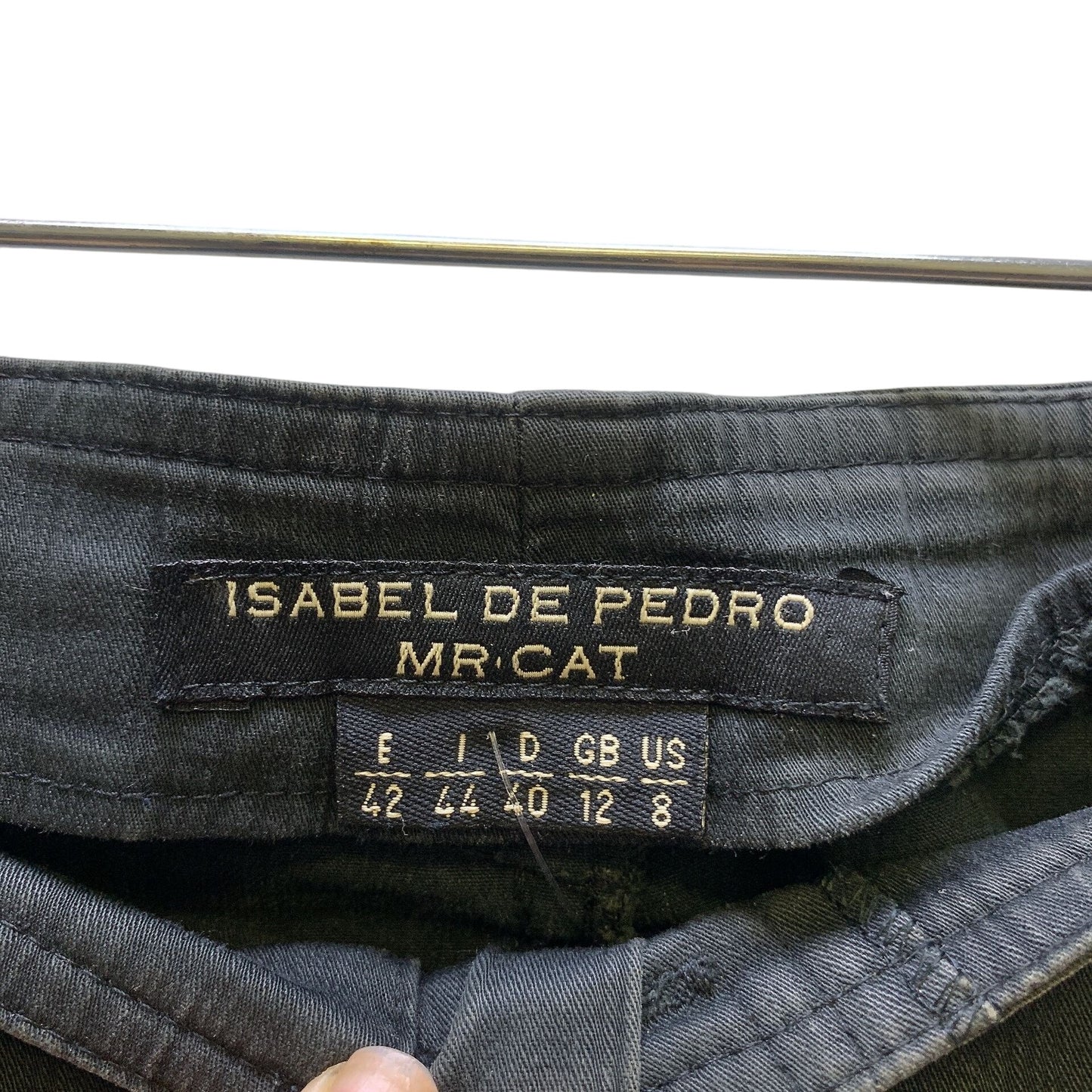 Isabel De Pedro Mr. Cat Black & White Graphic Skirt With Pockets 12