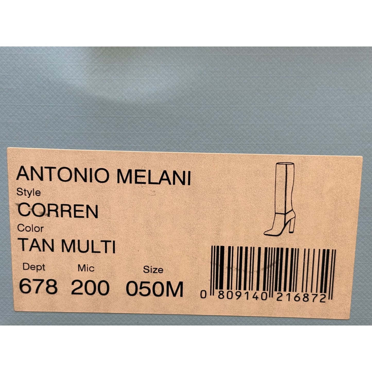 Antonio Melani Animal Print Knee-High Boots Size 5 New With Box