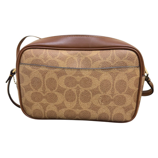 Coach Brown Crossbody Bag With Adjustable Strap