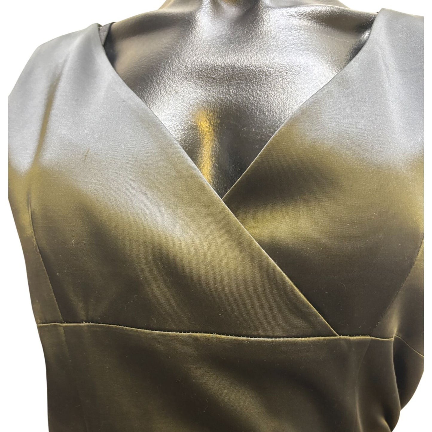 Lynn Lugo 2p Dark Gray Dress W/Cardi M