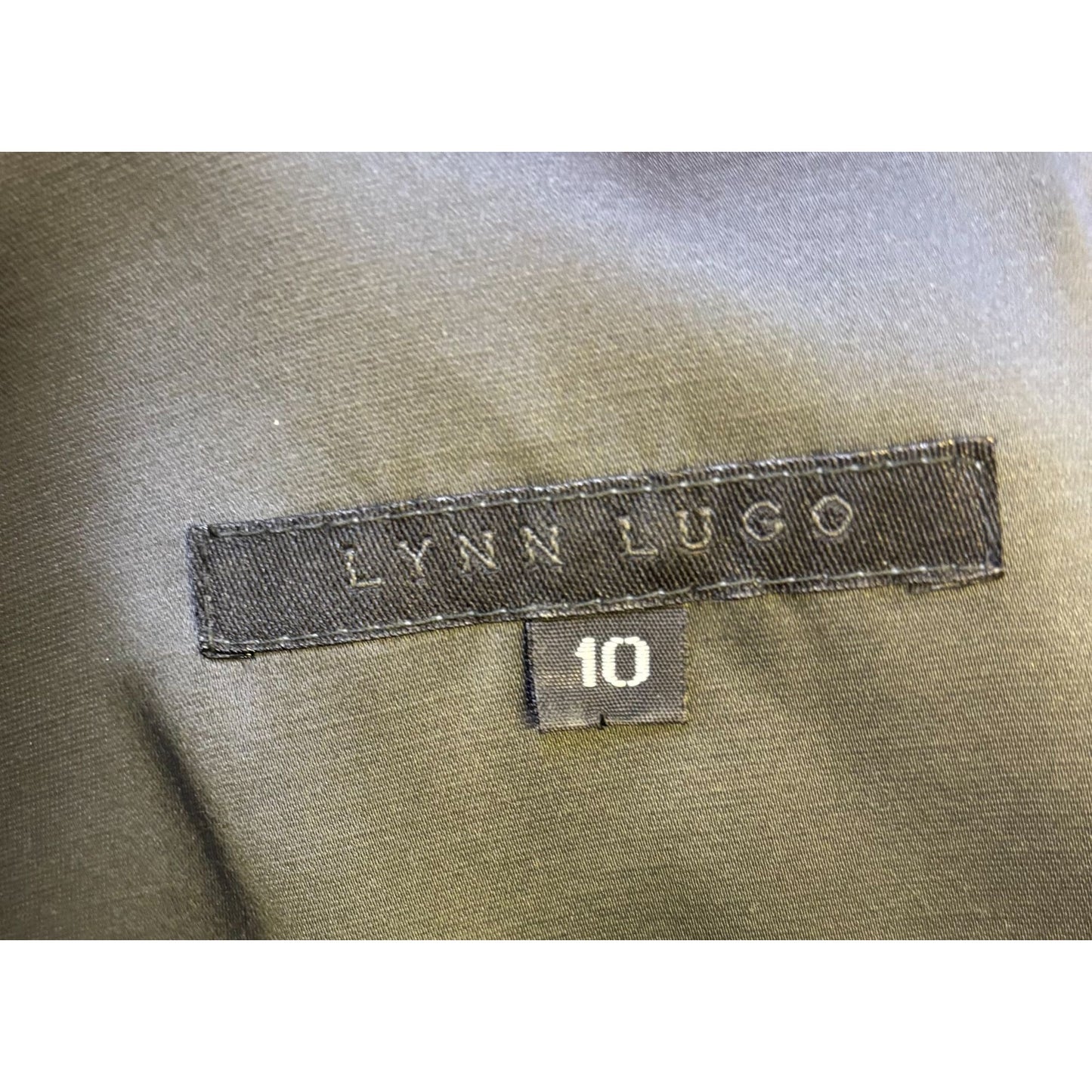 Lynn Lugo 2p Dark Gray Dress W/Cardi M