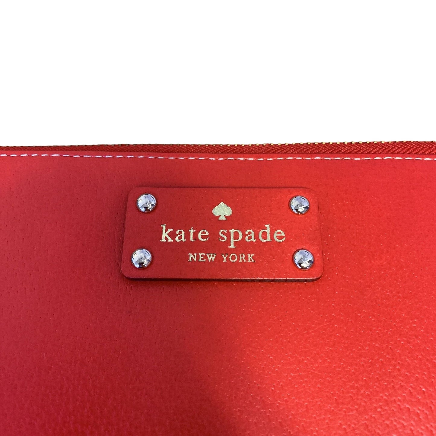 Kate Spade Tomato Red Leather Wallet