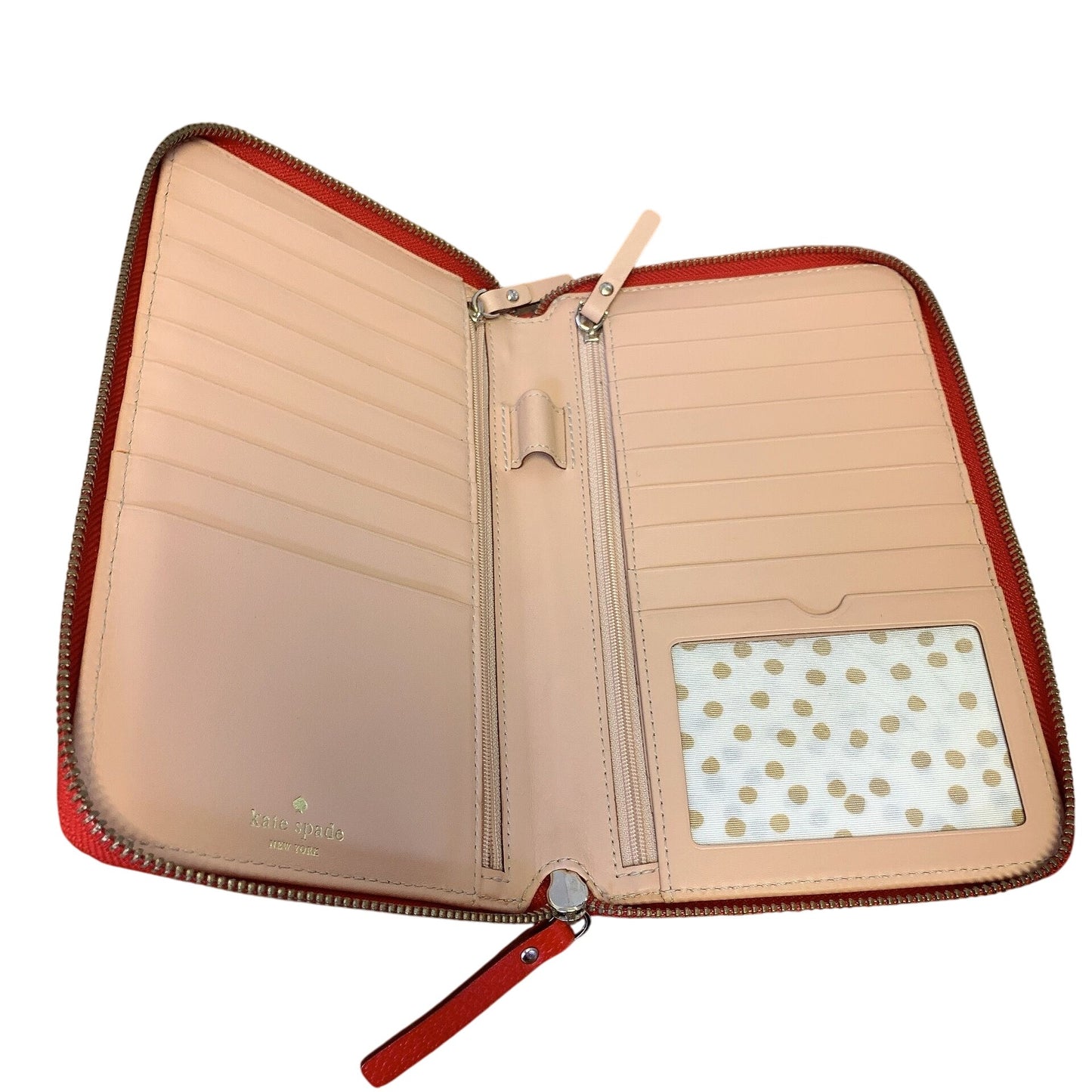 Kate Spade Tomato Red Leather Wallet