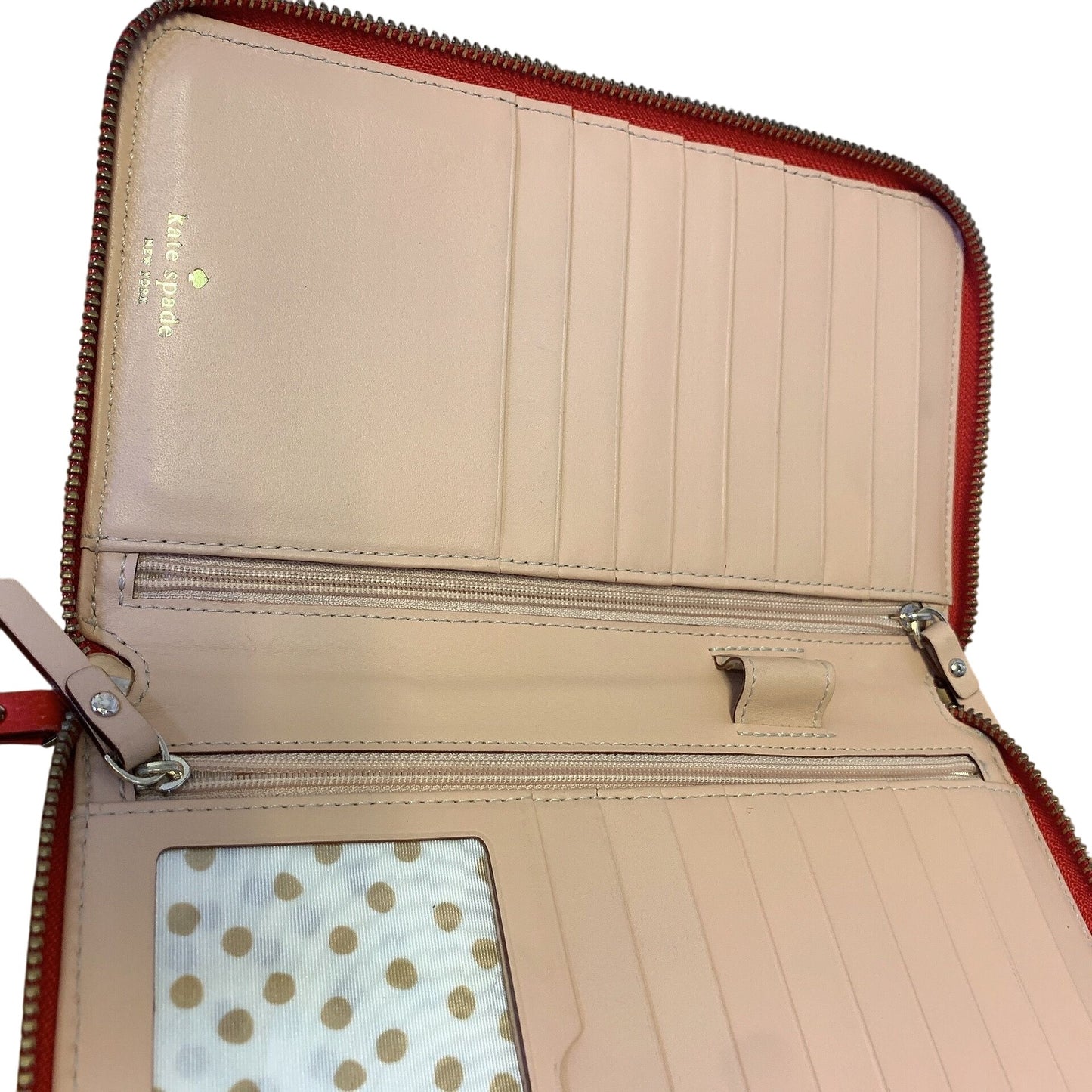 Kate Spade Tomato Red Leather Wallet