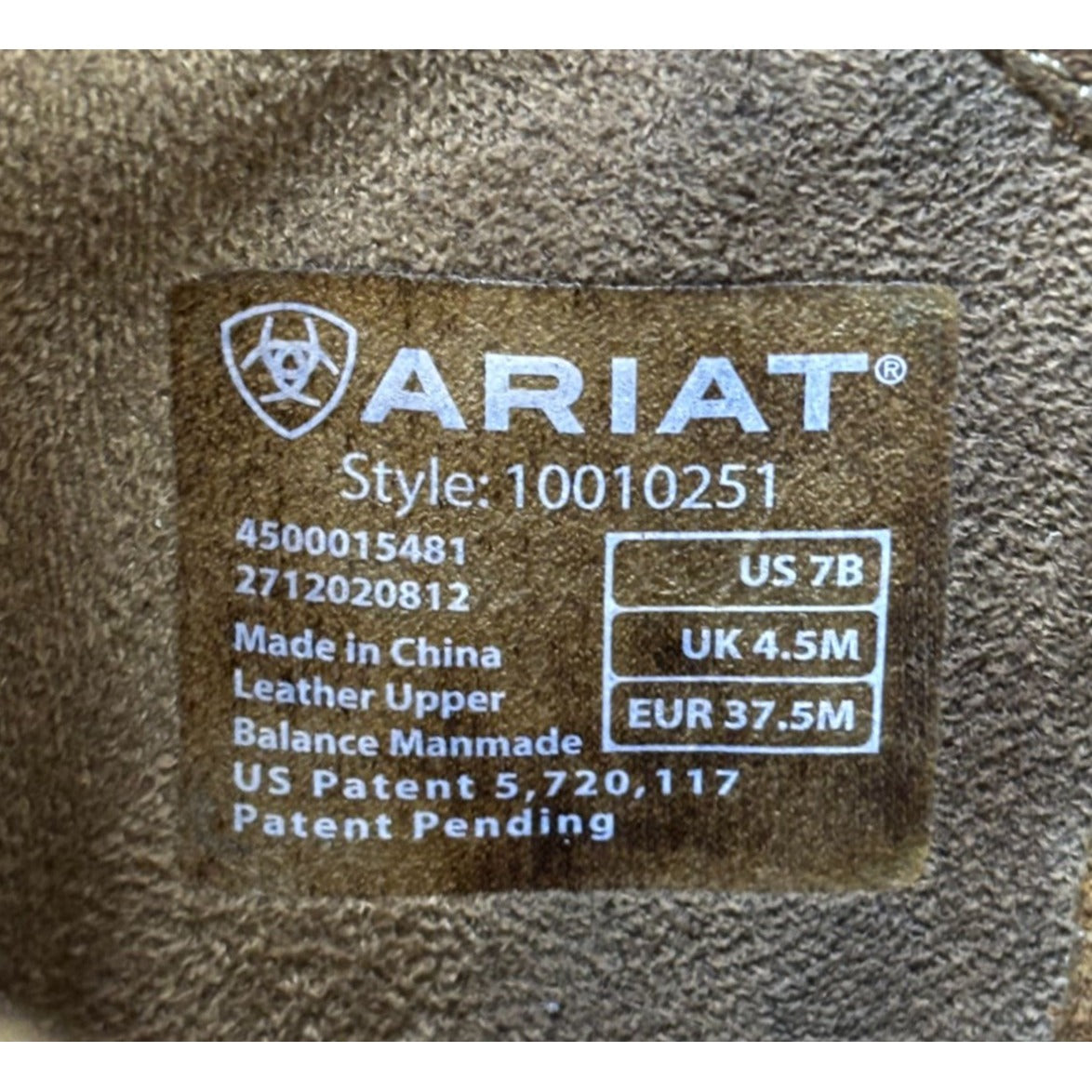 Ariat Brown Western Leather Boots Size 7