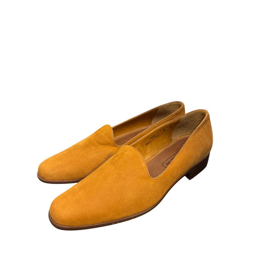 Coach Brown Suede Loafers Size 8 Made In Italy