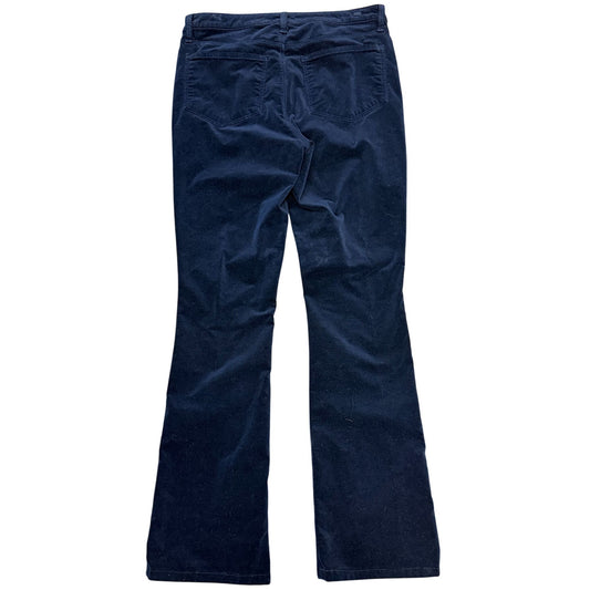 L'Agence High-Rise Straight Leg Corduroy Pants Dark Navy Size 8/29