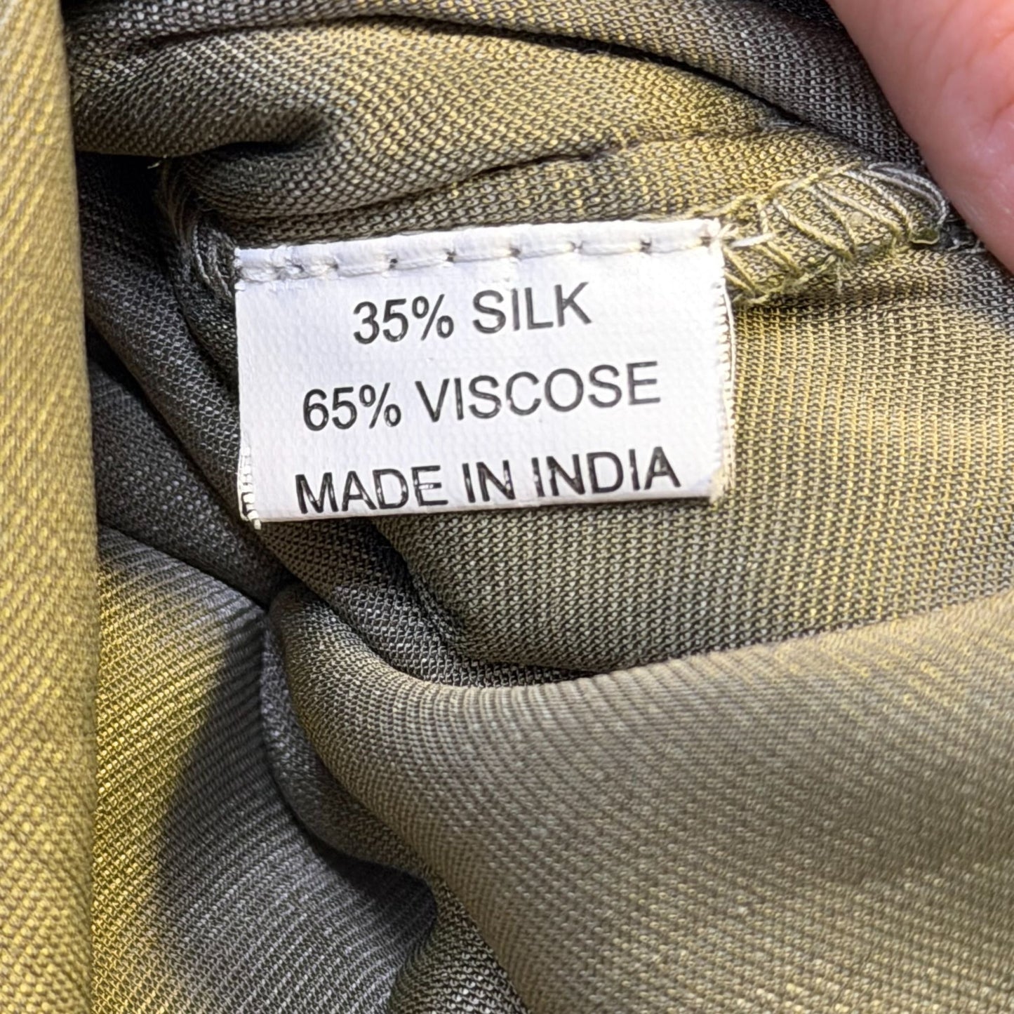 Double D Ranch Embellished Velvet Tunic Blouse Green Multi M