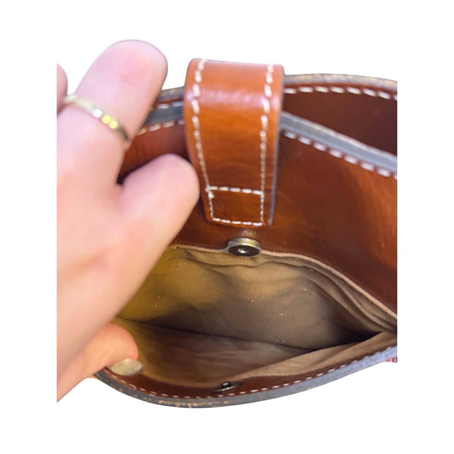 Patricia Nash Vintage Crossbody Bag Brown