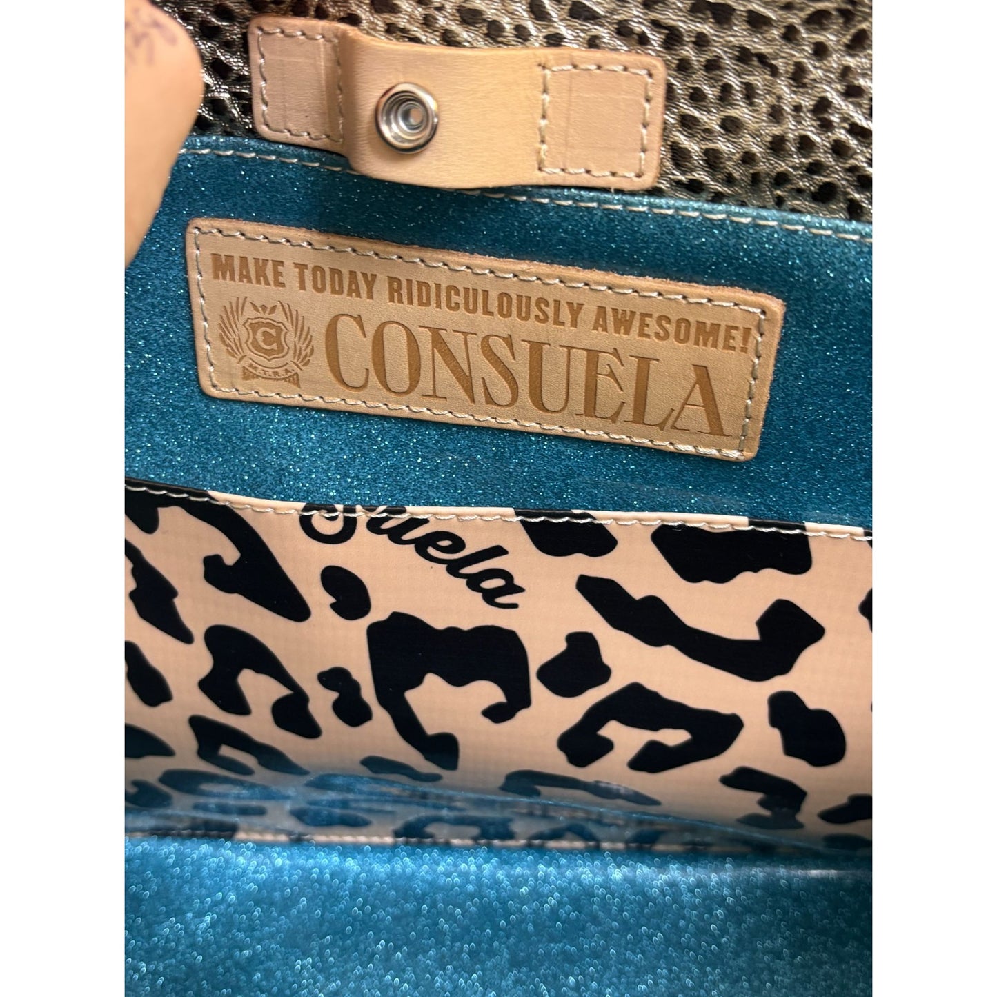 NWT Consuela Large Gold Tote Bag