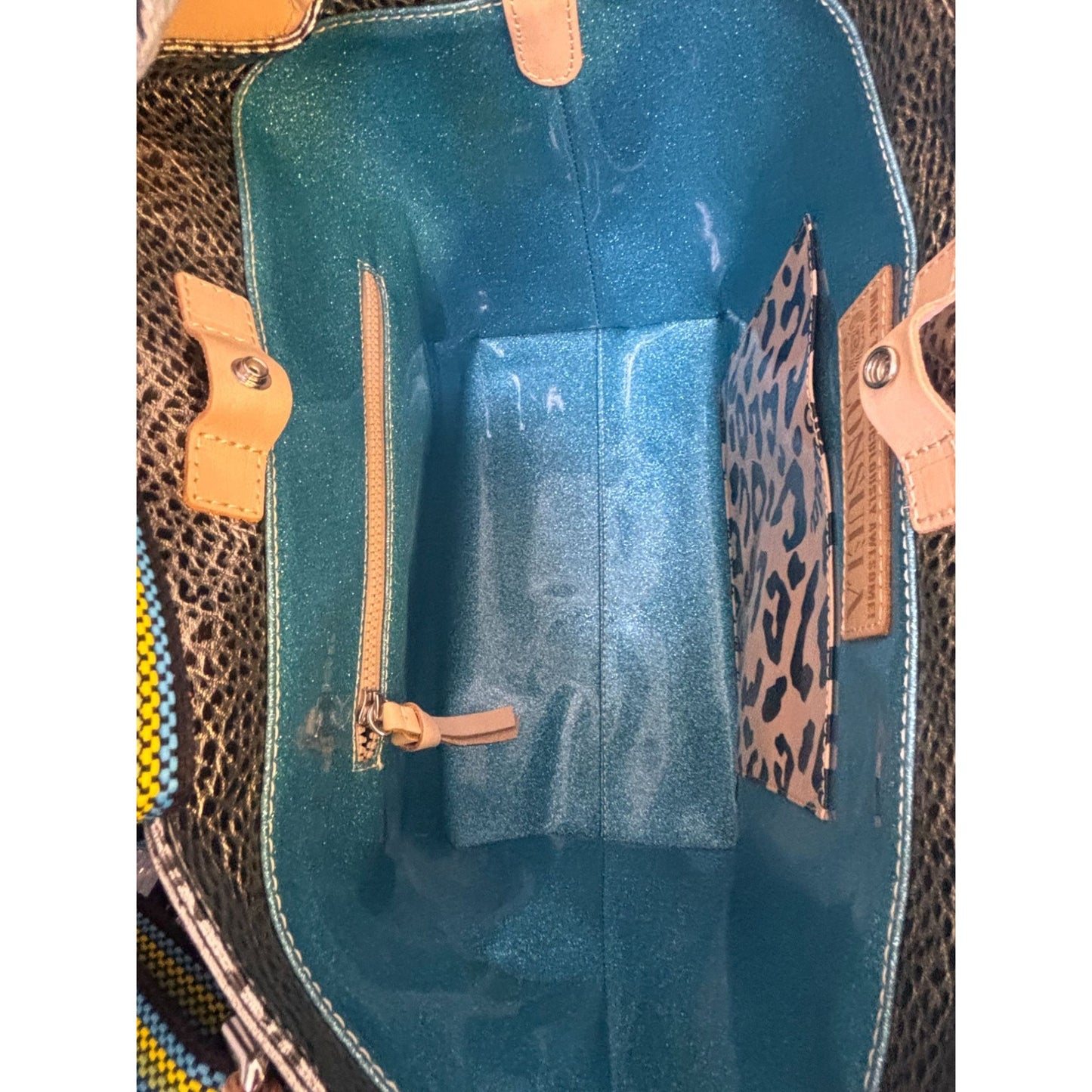 NWT Consuela Large Gold Tote Bag