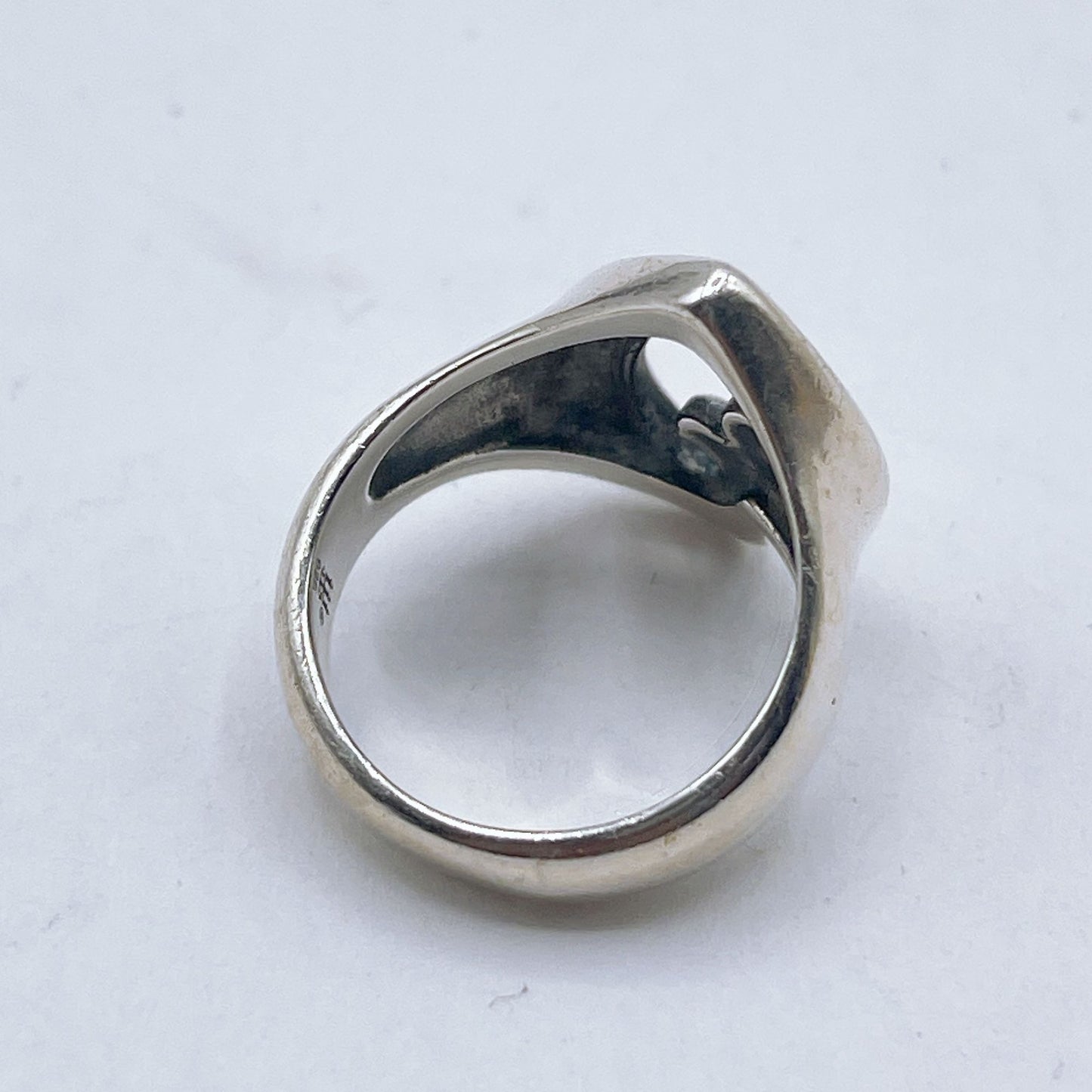 James Avery Sterling Silver Mothers Love Heart Ring Size 6.75