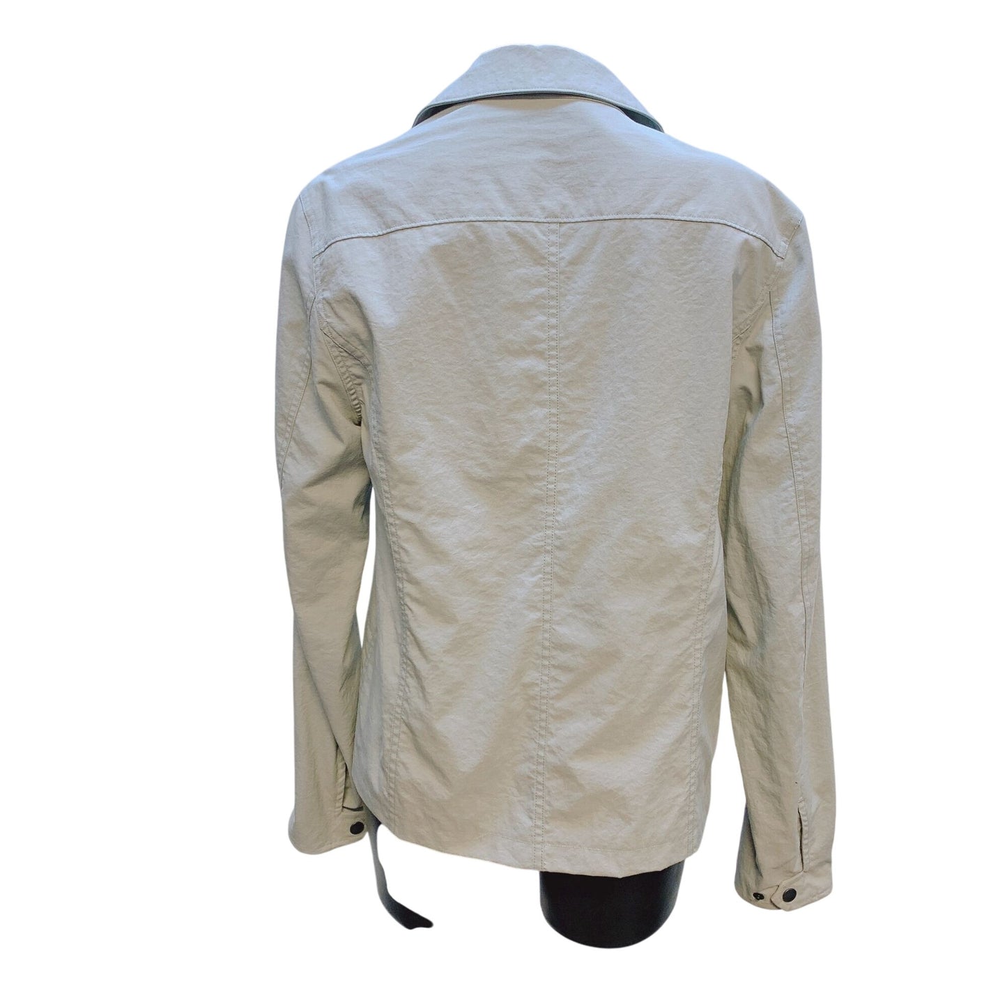 Rag & Bone Light Gray Jacket With Front Pockets & Zipper Closure M