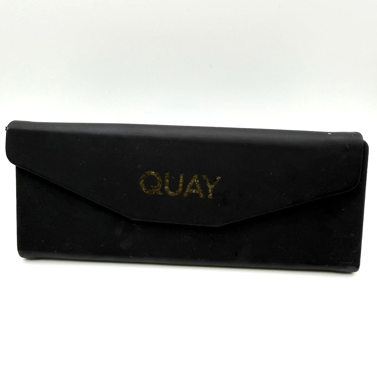 QUAY On A Break Black Polarized Sunglasses With Case