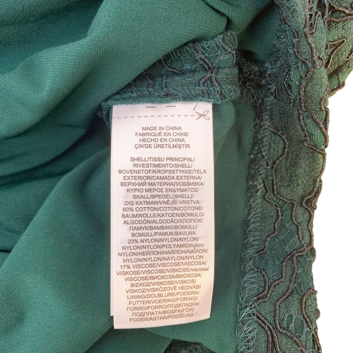 *Lauren Ralph Lauren Green Lace Dress Size 6