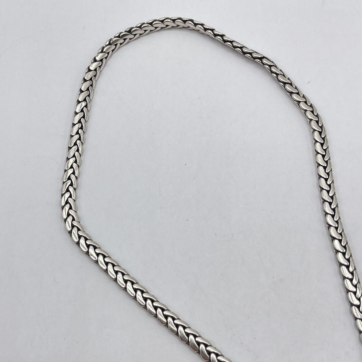 Brighton Silver Lariat Necklace With Textured Pendant