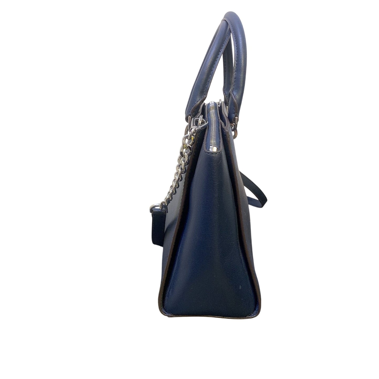 Michael Kors Navy Leather Shoulder Bag