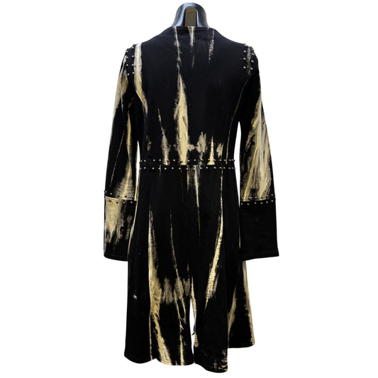 Porter Collective Tye-Dye Studded Long Sleeve Jacket M