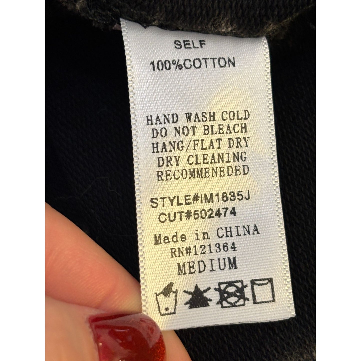 Porter Collective Tye-Dye Studded Long Sleeve Jacket M