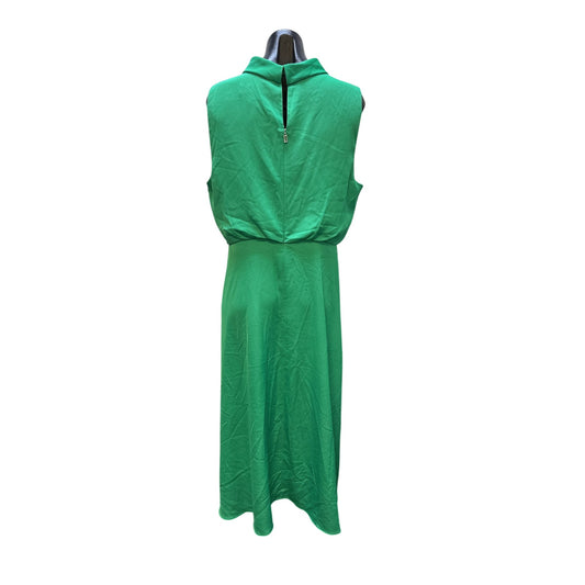 Karl Lagerfeld Sleeveless Green Maxi Dress